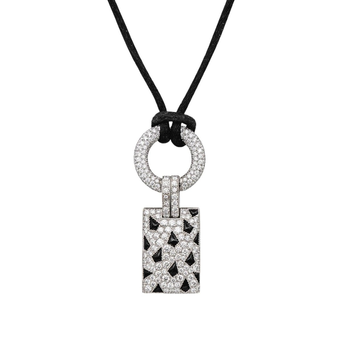 Cartier Collier Pelage Or blanc Diamant - Castafiore