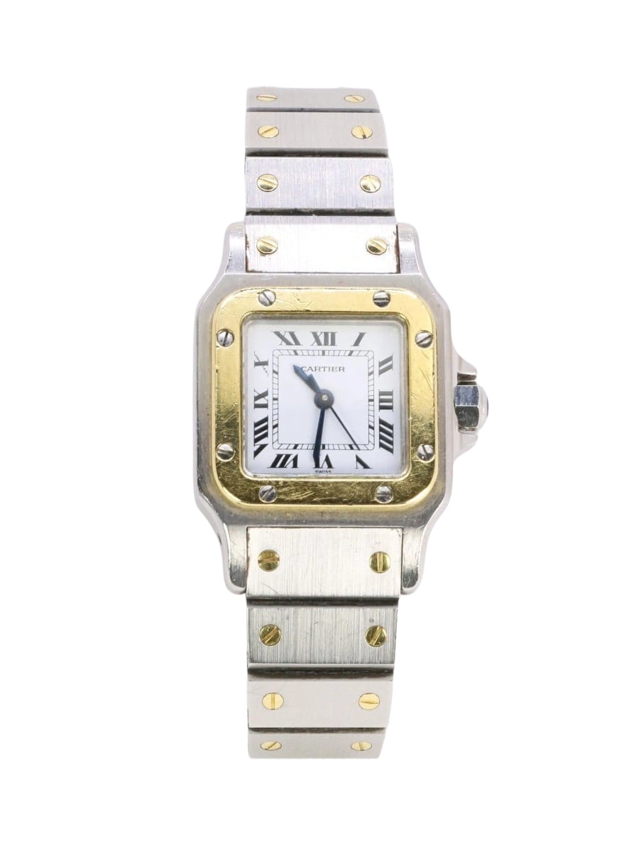 CARTIER Montre Santos vintage or acier - Castafiore