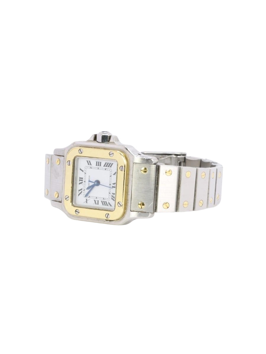CARTIER Montre Santos vintage or acier - Castafiore