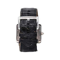 Cartier Montre Tank Divan Or blanc Diamant - Castafiore