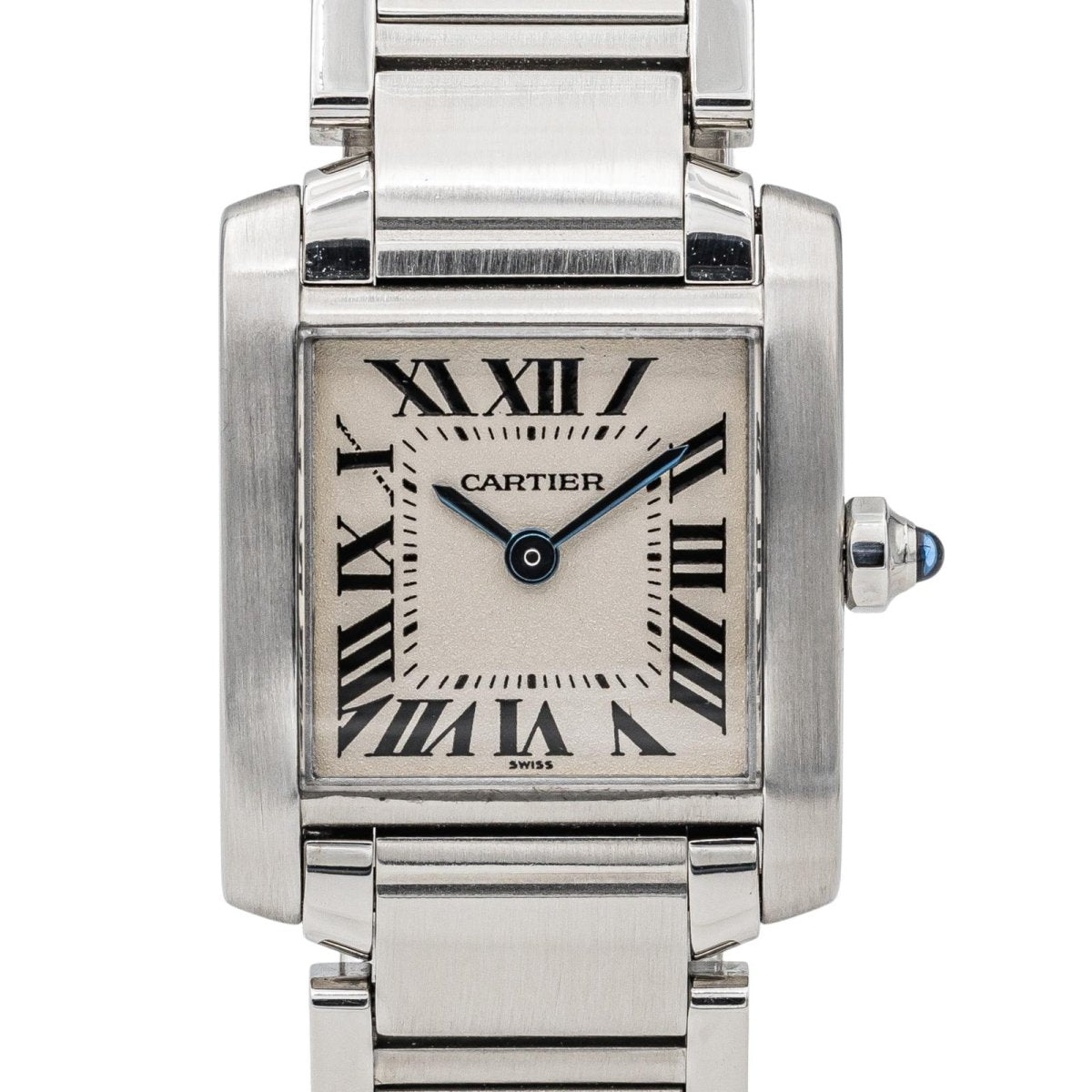 Cartier Montre Tank en acier - Castafiore