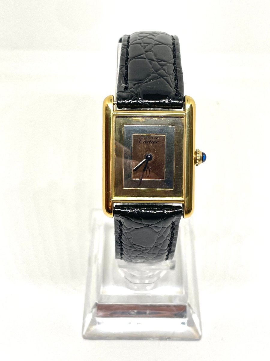 Cartier must tank vermeil GM - Castafiore