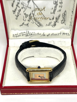 Cartier must tank vermeil GM - Castafiore