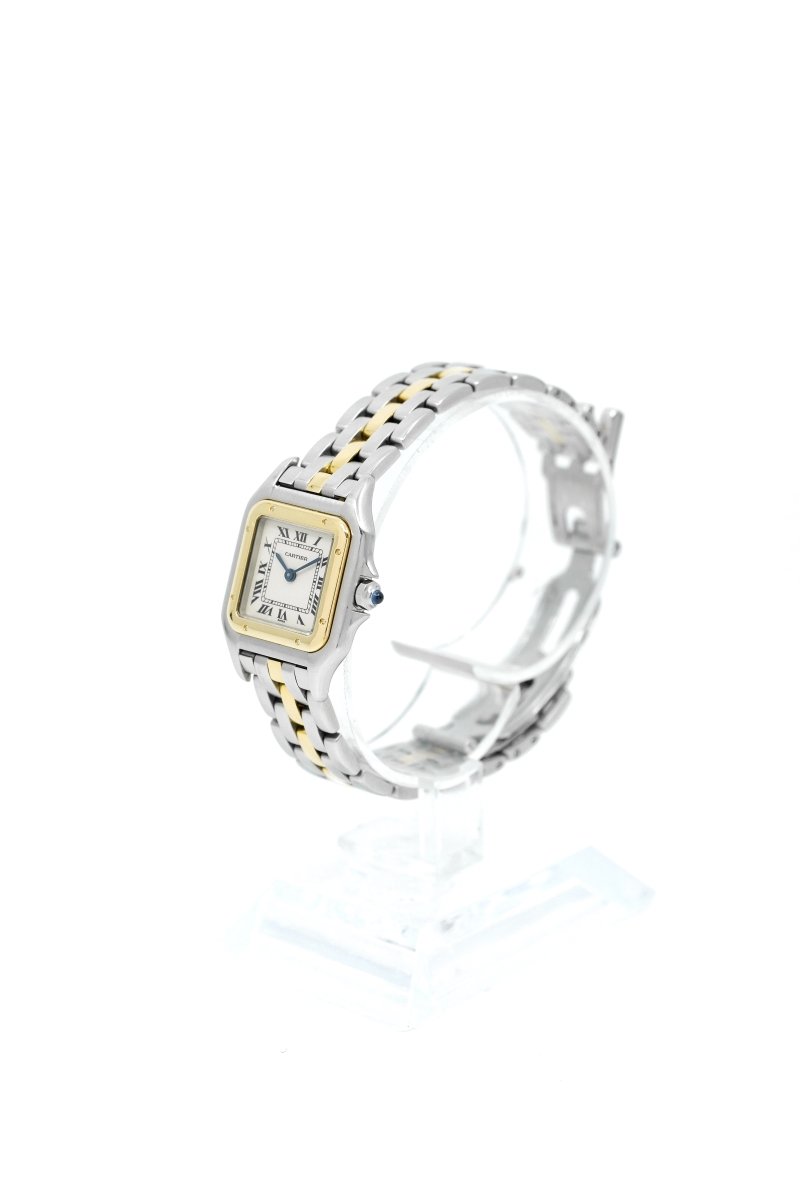 Cartier Panthère Or & Acier - Petit Modèle 1 Rang - v. 1980 - Castafiore