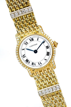 Cartier Riviera "Paris" Or Jaune & diamants - 1996 (full set) - Castafiore