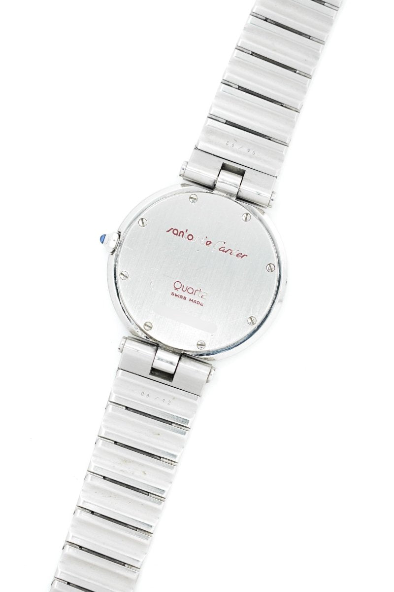 Cartier Santos "Vendôme" Acier - Grand Modèle - v. 1980 - Castafiore