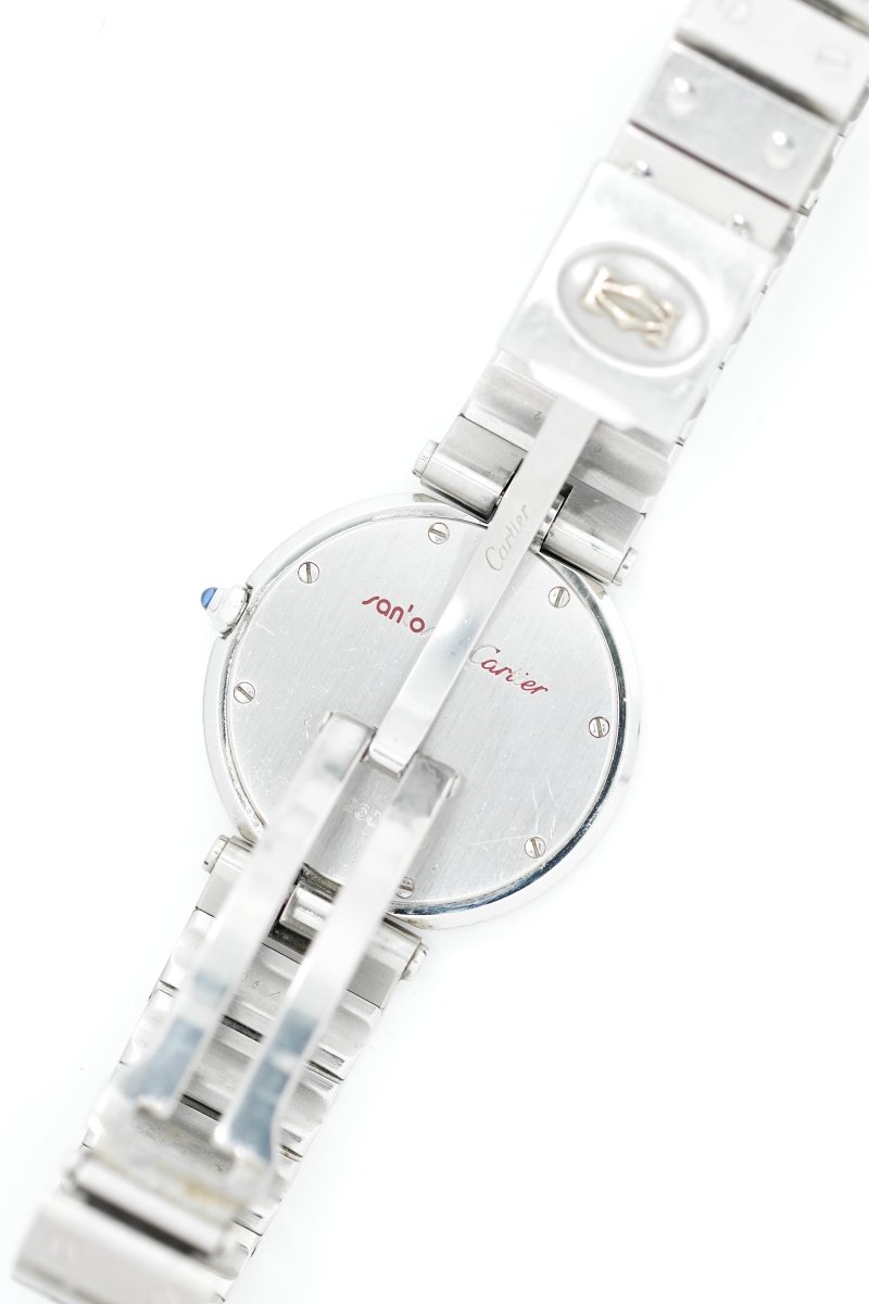 Cartier Santos "Vendôme" Acier - Grand Modèle - v. 1980 - Castafiore