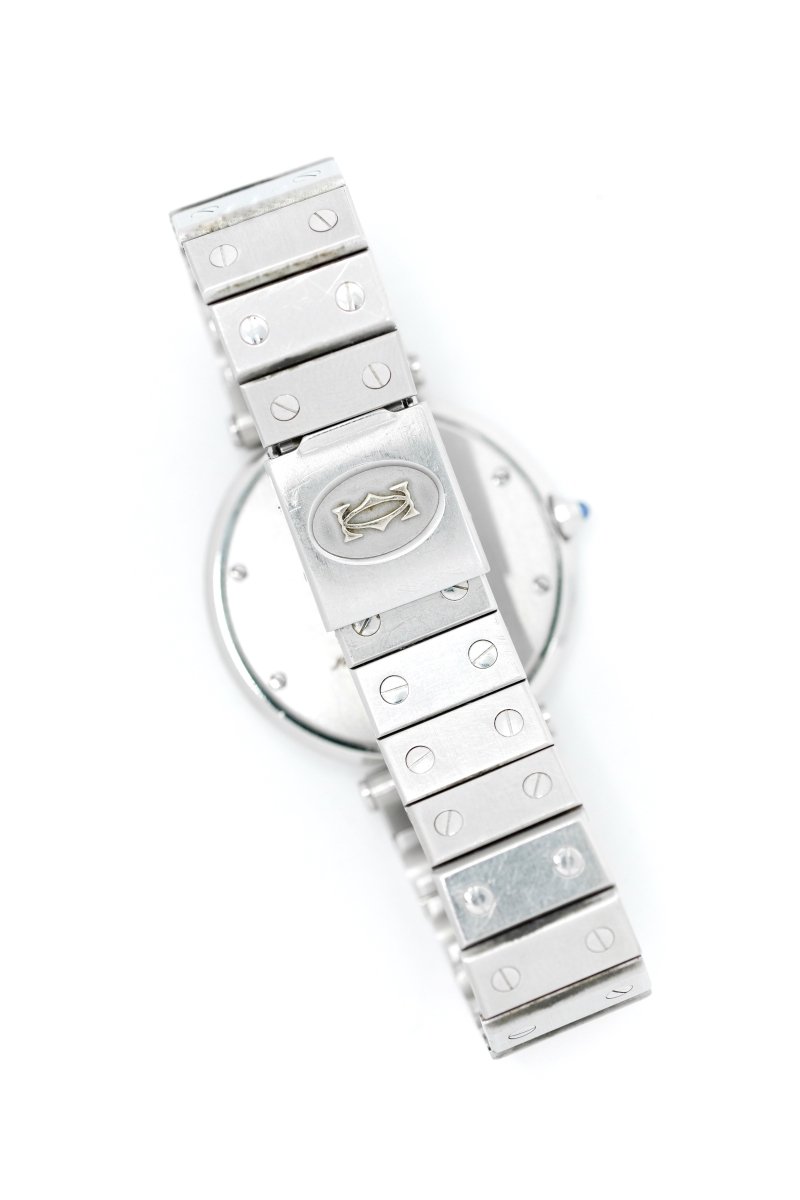 Cartier Santos "Vendôme" Acier - Grand Modèle - v. 1980 - Castafiore