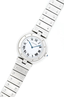 Cartier Santos "Vendôme" Acier - Grand Modèle - v. 1980 - Castafiore