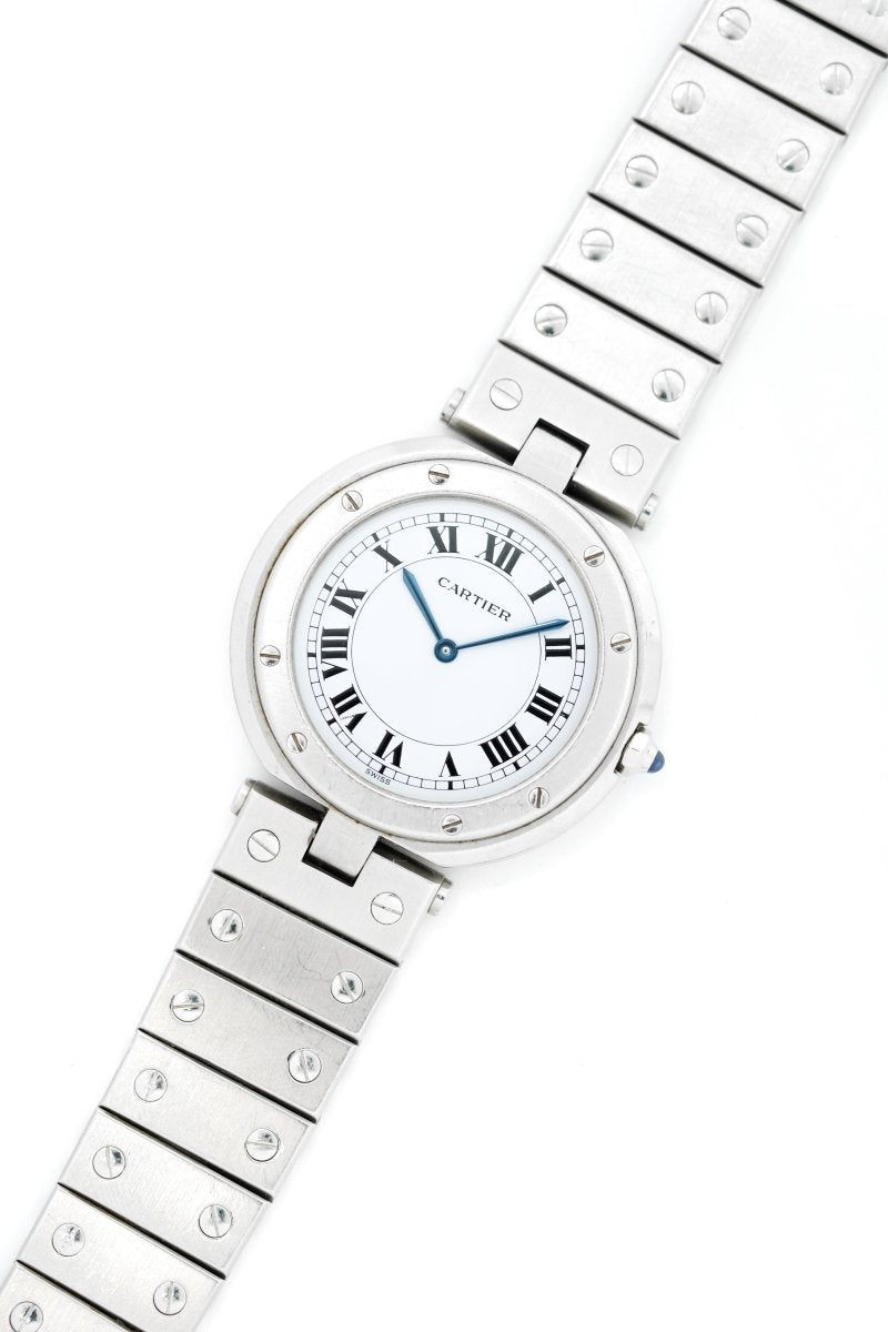 Cartier Santos "Vendôme" Acier - Grand Modèle - v. 1980 - Castafiore