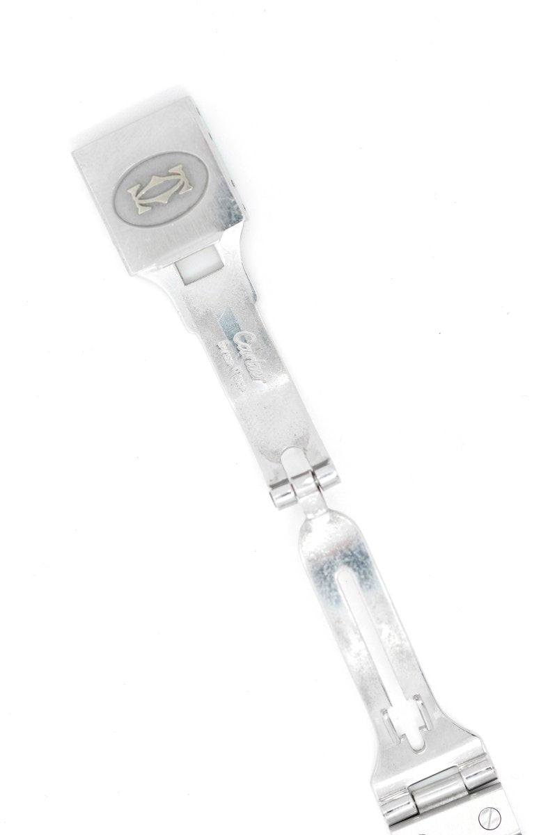 Cartier Santos "Vendôme" Ghost Acier ref. 8192 - Grand Modèle - 1982 (full set) - Castafiore