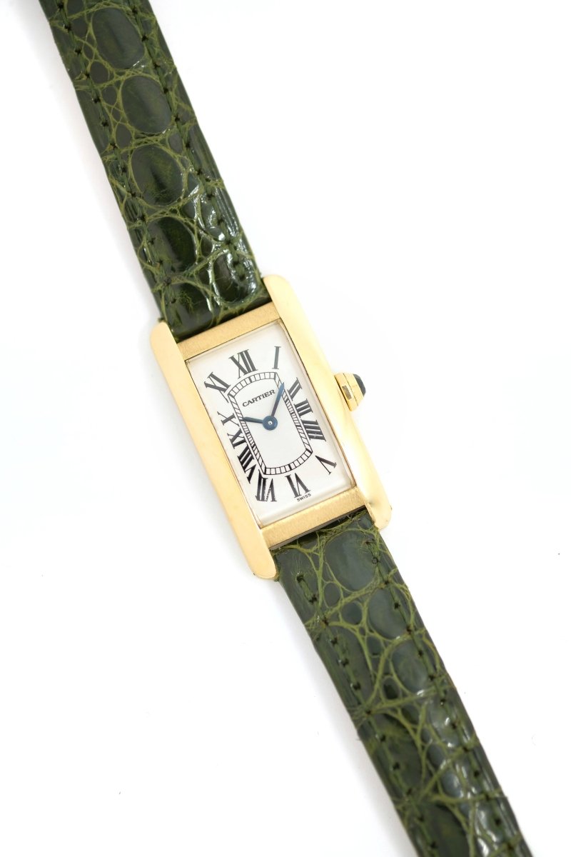 Cartier Tank Américaine Lady Or jaune ref. 1710 - 2003 (papiers) - Castafiore