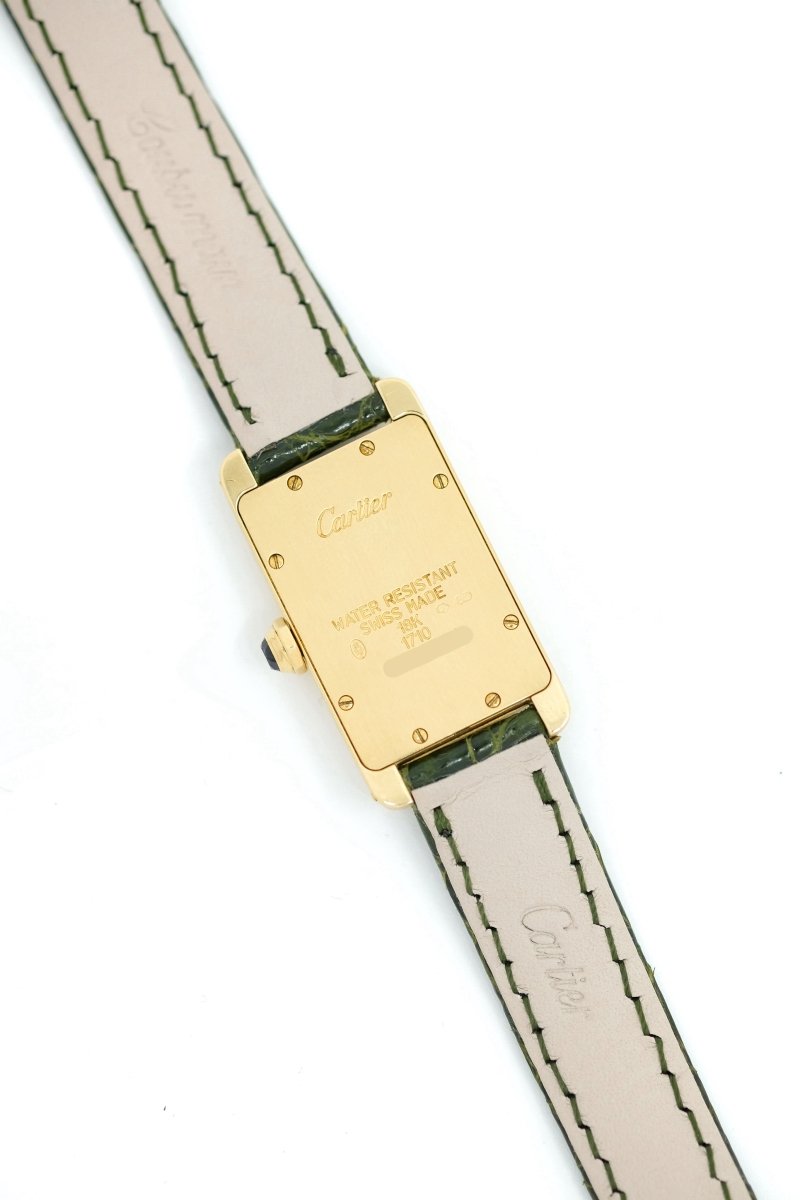Cartier Tank Américaine Lady Or jaune ref. 1710 - 2003 (papiers) - Castafiore