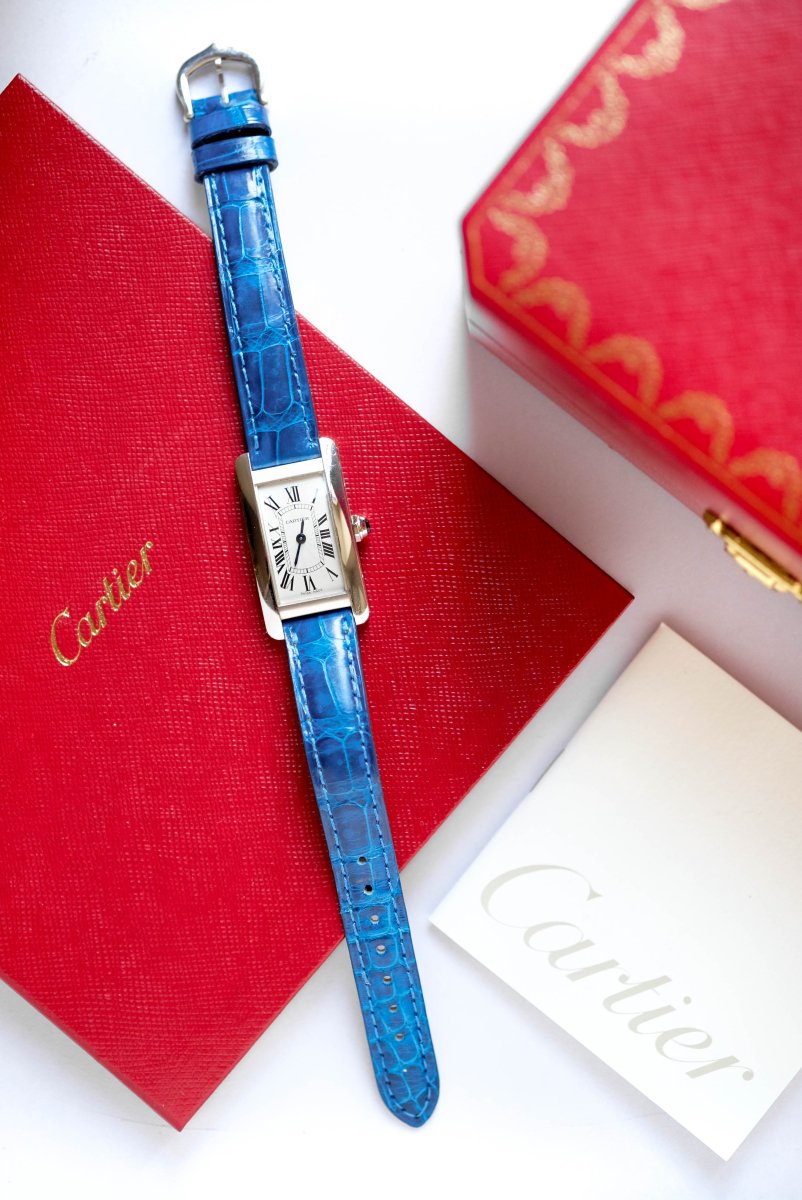 Cartier Tank Américaine Or blanc - 2014 (full set)