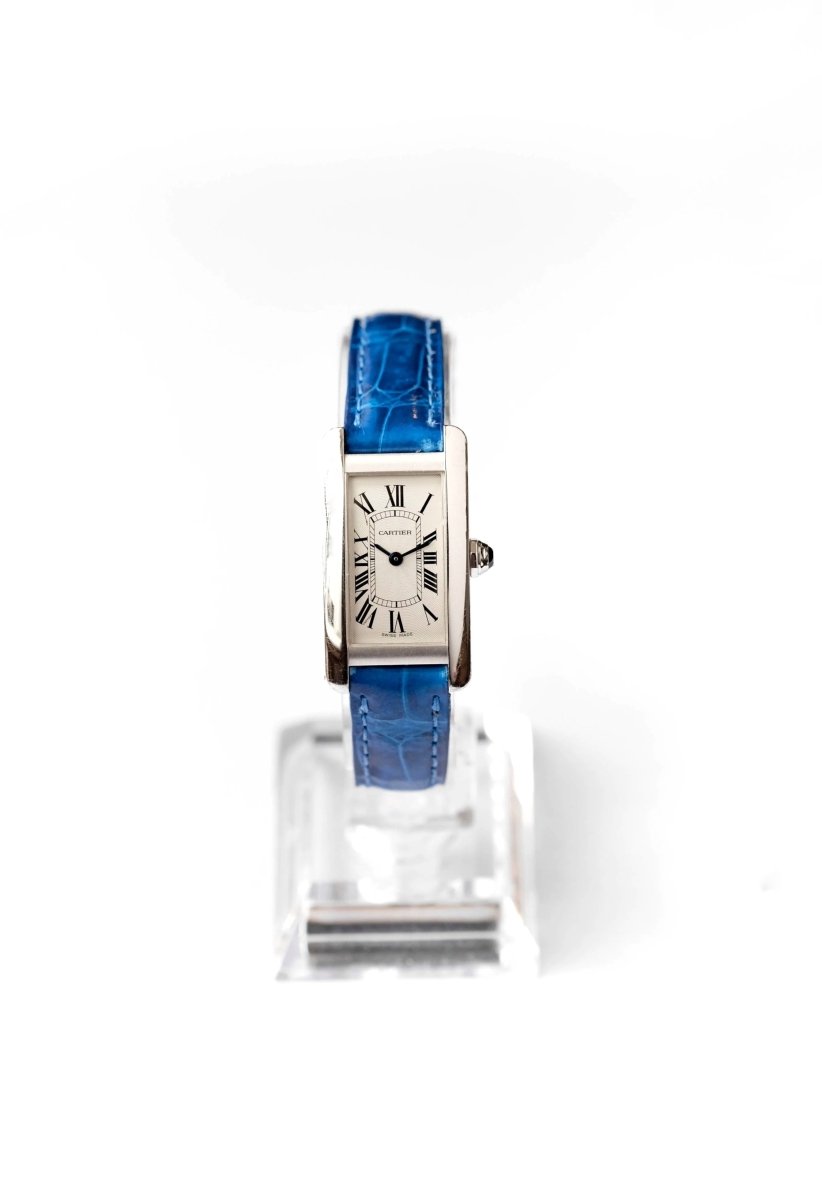 Cartier Tank Américaine Or blanc - 2014 (full set) - Castafiore
