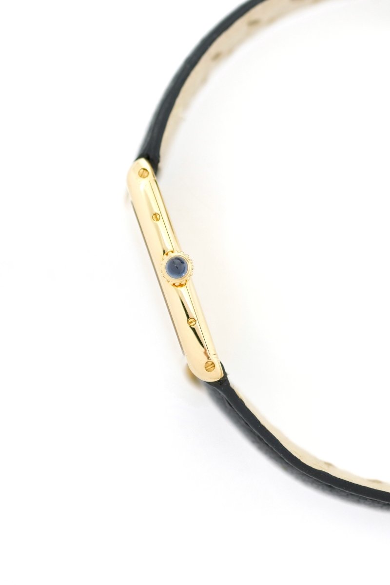 Cartier Tank Arrondie Extra - plate ref. 96041 - Mécanique - v. 1980 (boîte et papiers SAV) - Castafiore