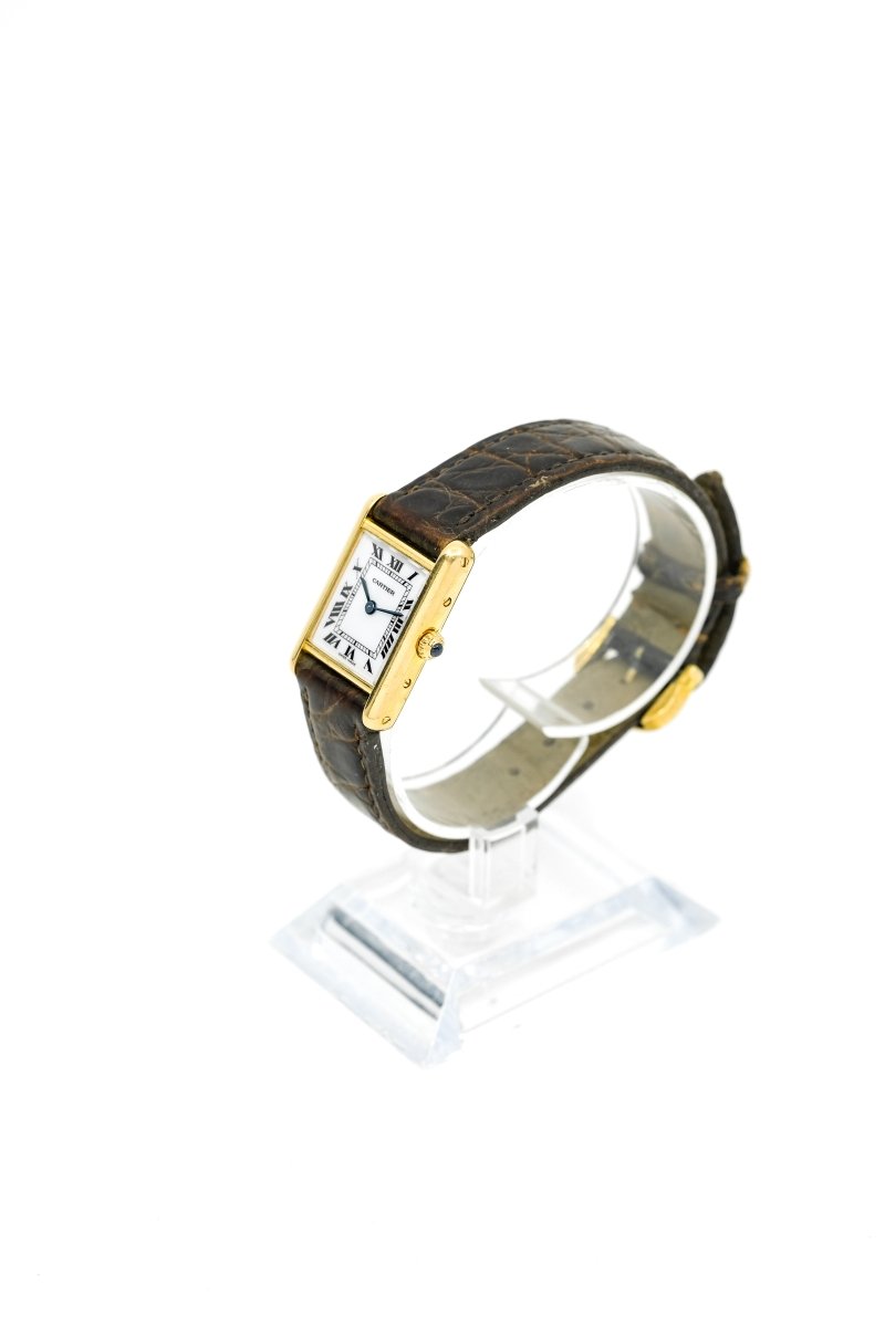 Cartier Tank Louis Médium - v. 1990 (papiers SAV) - Castafiore