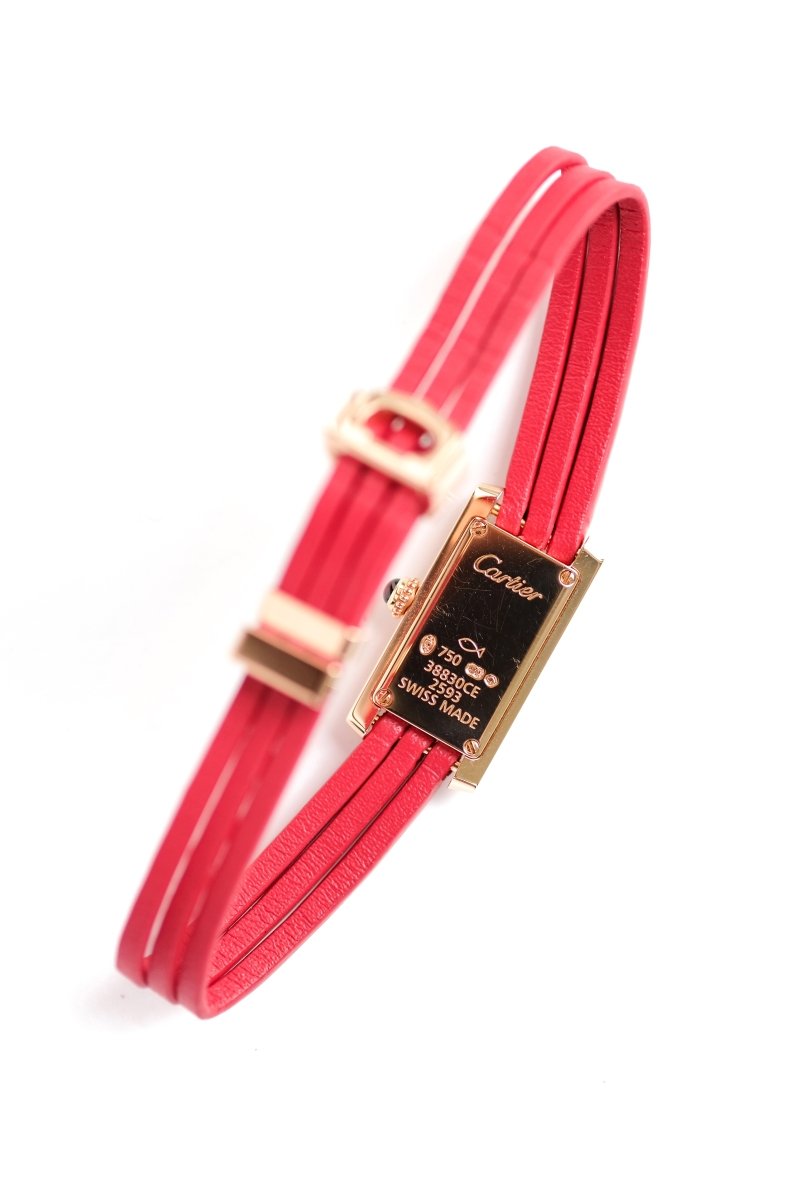 Cartier Tank Mini Allongée - Or rose - v. 2005 - Castafiore