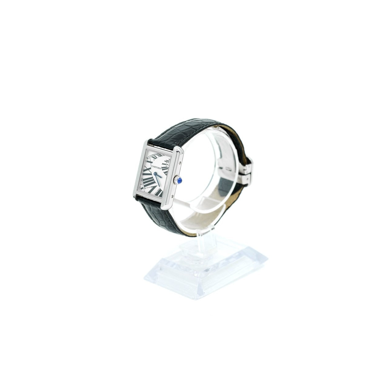 Cartier Tank Solo ref. 3170 "Piano" - Acier - v. 2010 (full set) - Castafiore