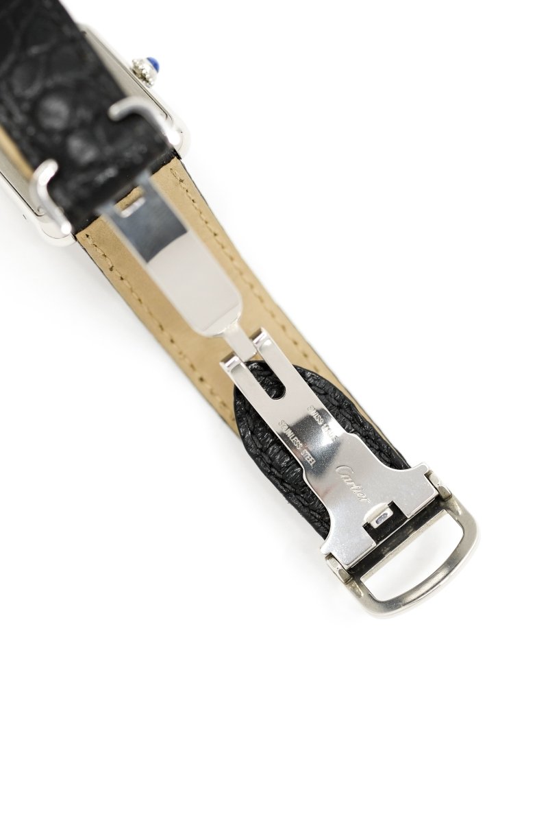 Cartier Tank Solo ref. 3170 "Piano" - Acier - v. 2010 (full set) - Castafiore