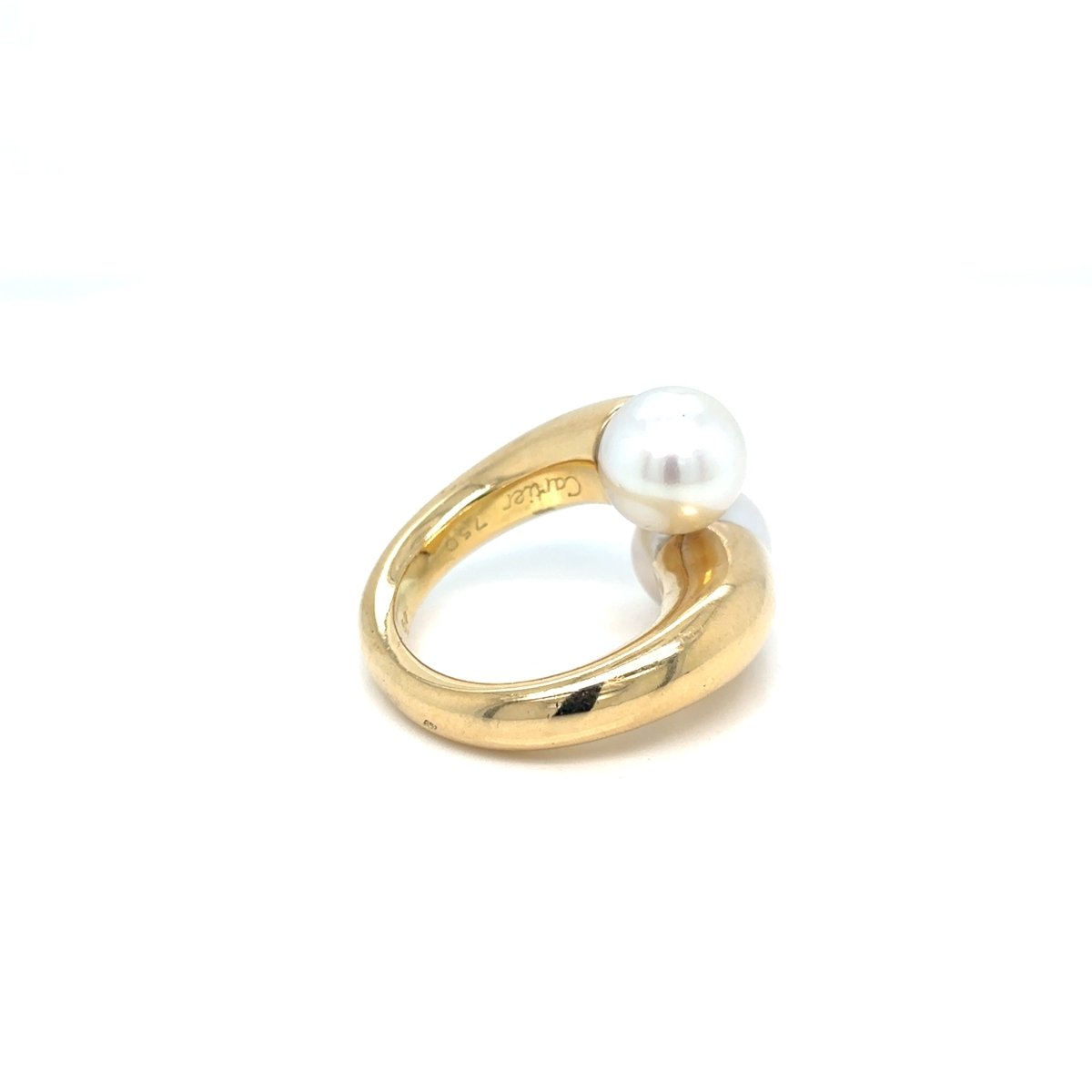 Cartier Toi & Moi Pearl Ring in 18 Karat Yellow Gold, 1996 - Castafiore