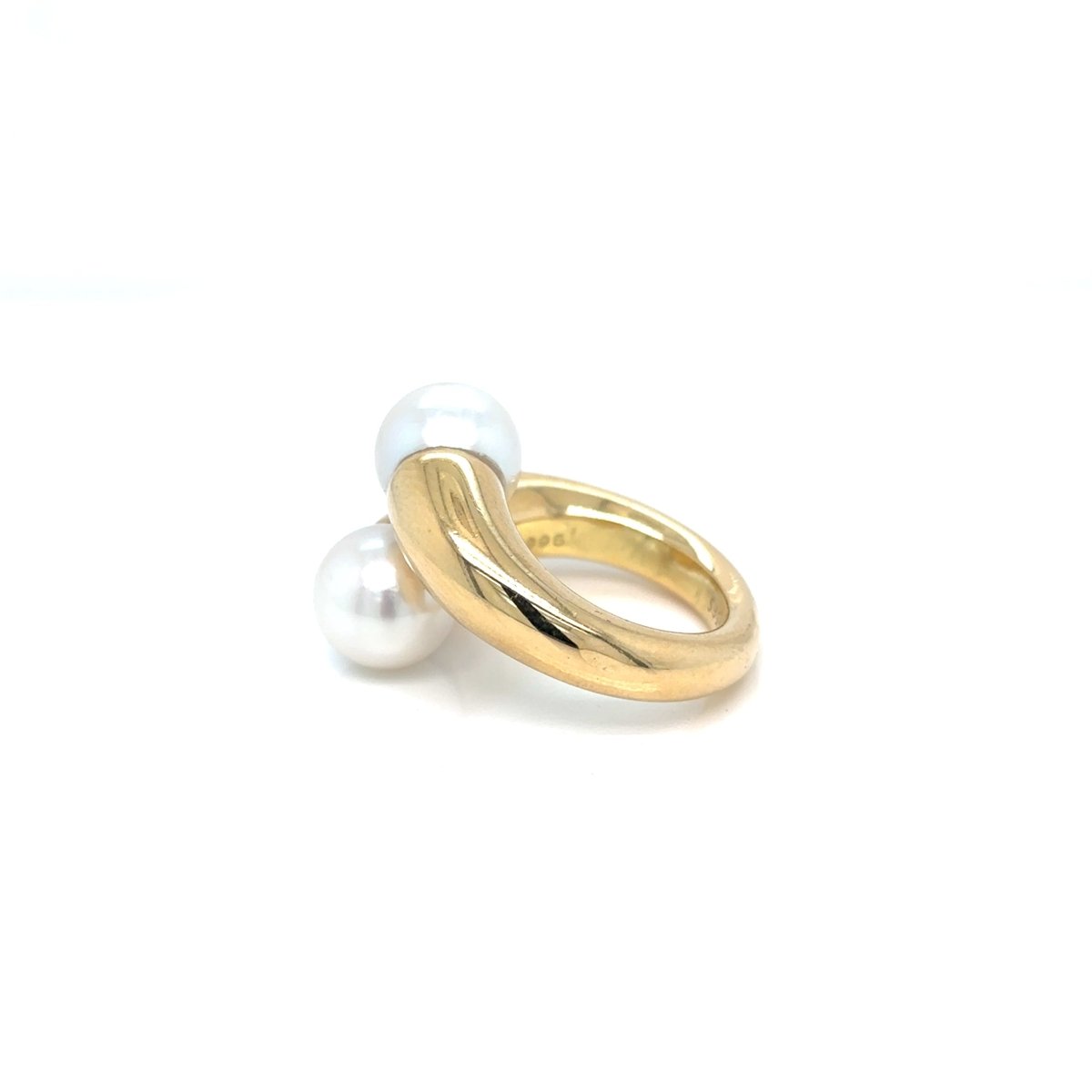 Cartier Toi & Moi Pearl Ring in 18 Karat Yellow Gold, 1996 - Castafiore