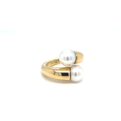 Cartier Toi & Moi Pearl Ring in 18 Karat Yellow Gold, 1996 - Castafiore