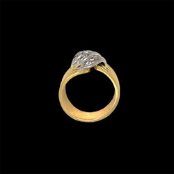 Cartier Trilium Model Diamond Gold Ring - Castafiore