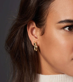 Cartier Trinity Diamond Hoop Earrings - Castafiore