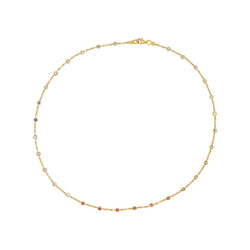 Collier  Or jaune Saphir