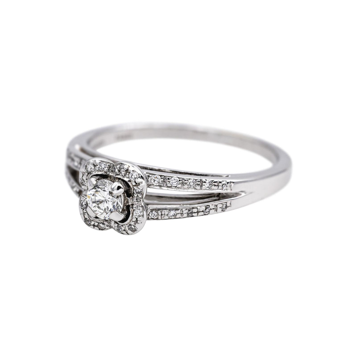Mauboussin "Chance of Love" Ring in White Gold with Diamond