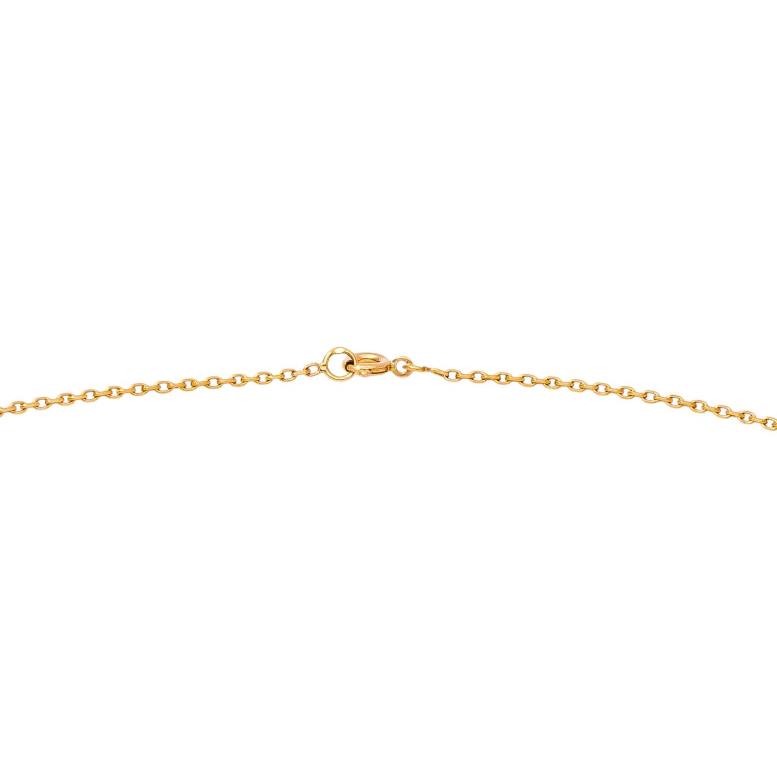 Yellow Gold Forçat Link Necklace
