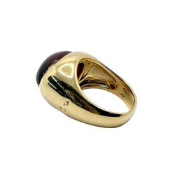 POMELLATO Dome Ring in yellow gold and garnet
