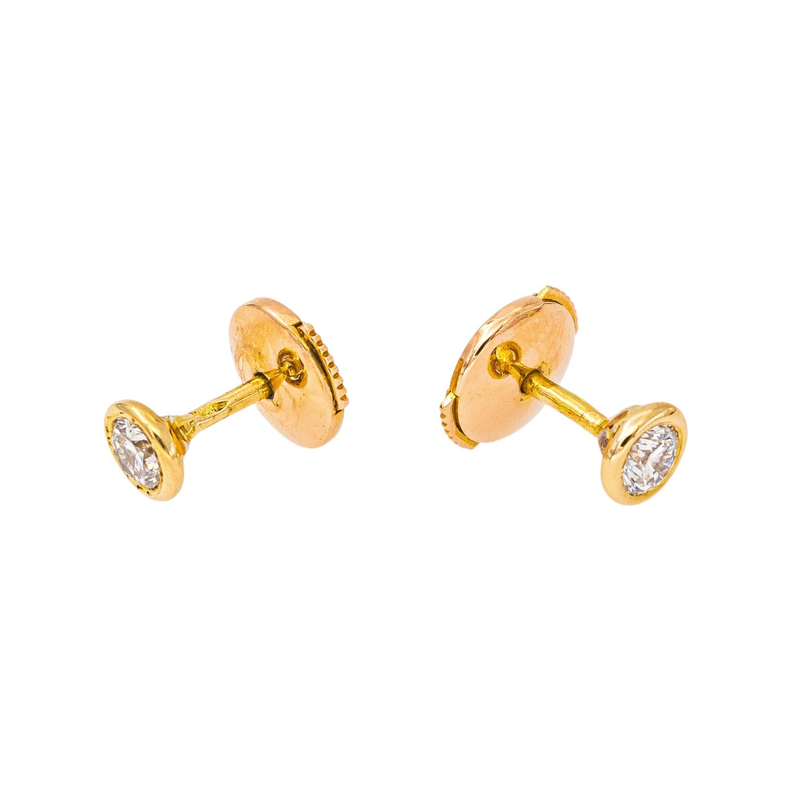Earrings Studs Rose gold Diamond