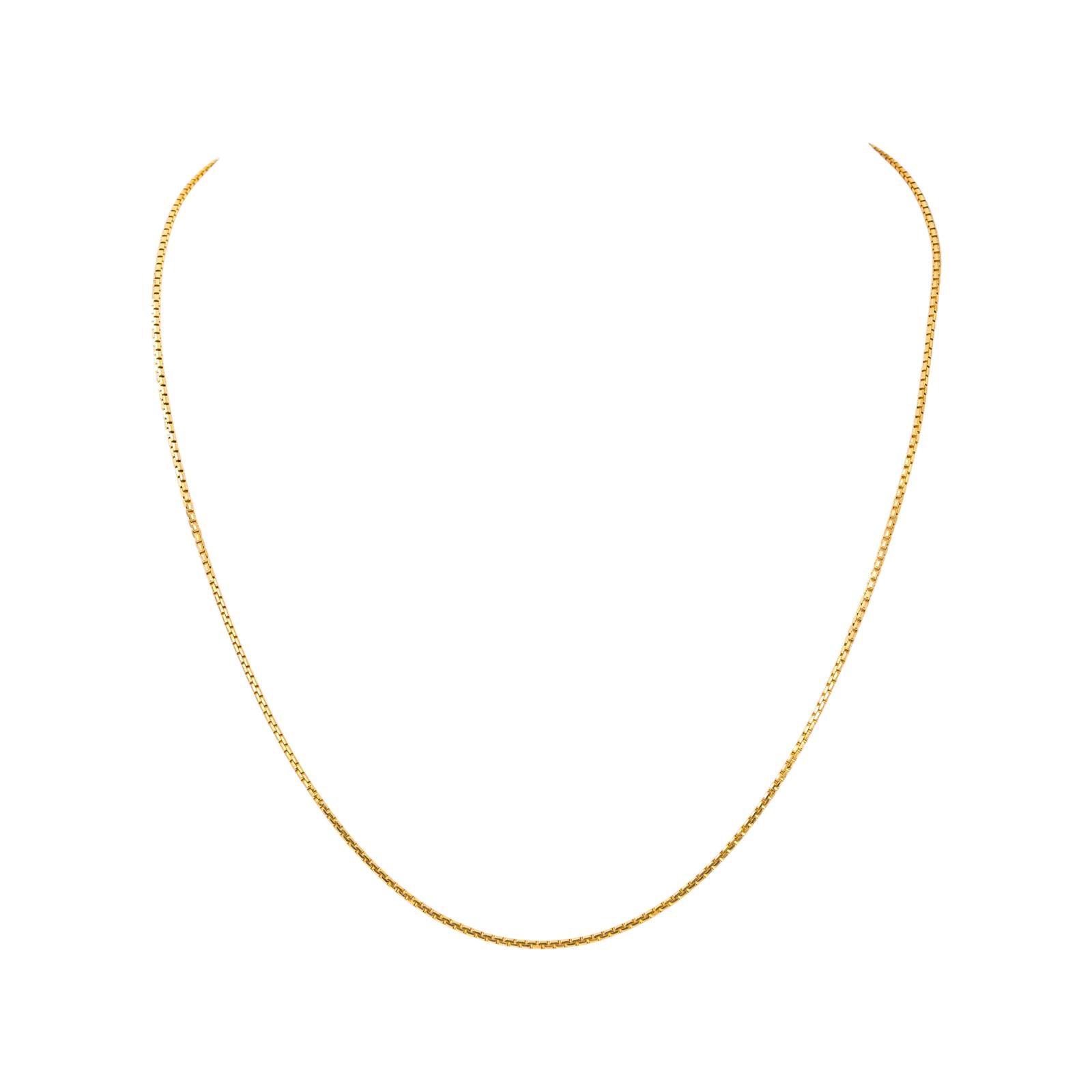 Yellow Gold Forçat Link Necklace