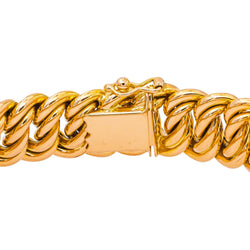 Yellow Gold American Link Bracelet