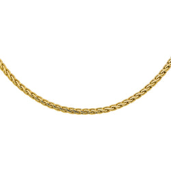 Collier Maille tressée Or jaune