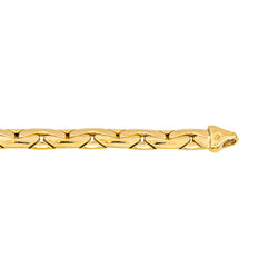 Necklace Link bean Yellow gold