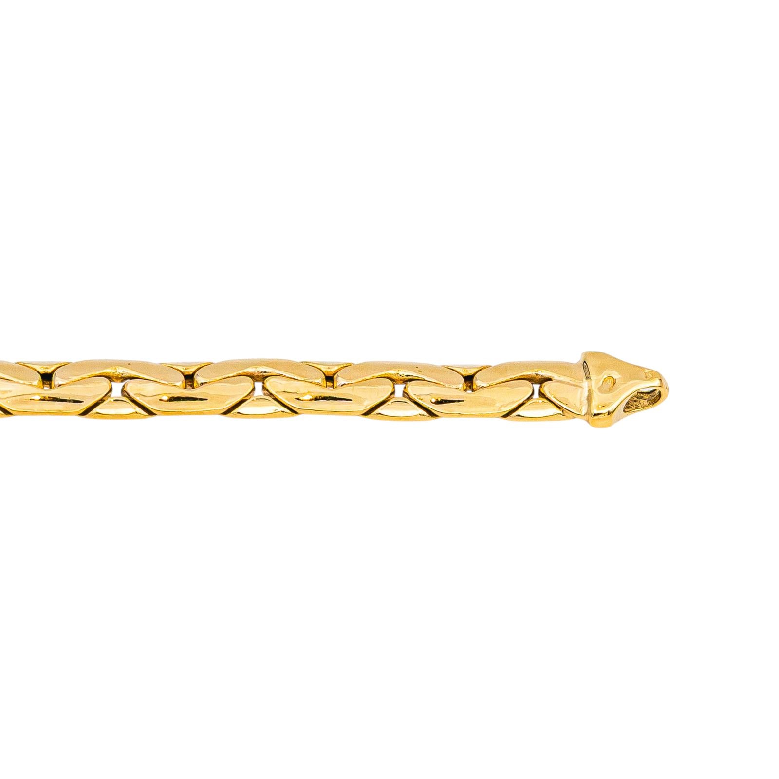 Necklace Link bean Yellow gold