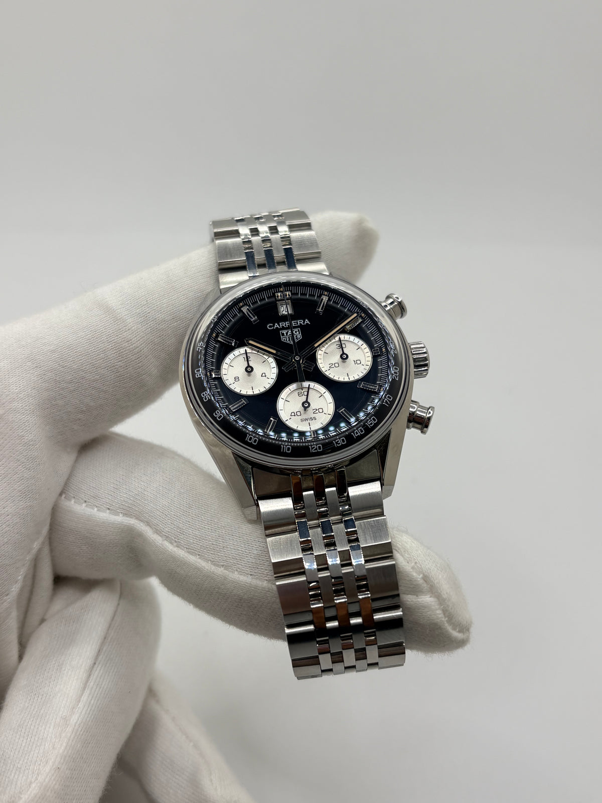 TAG Heuer "Carrera Chronograph" Watch in Stainless Steel