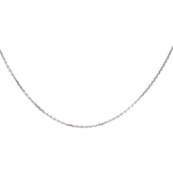 White Gold Forçat Link Necklace