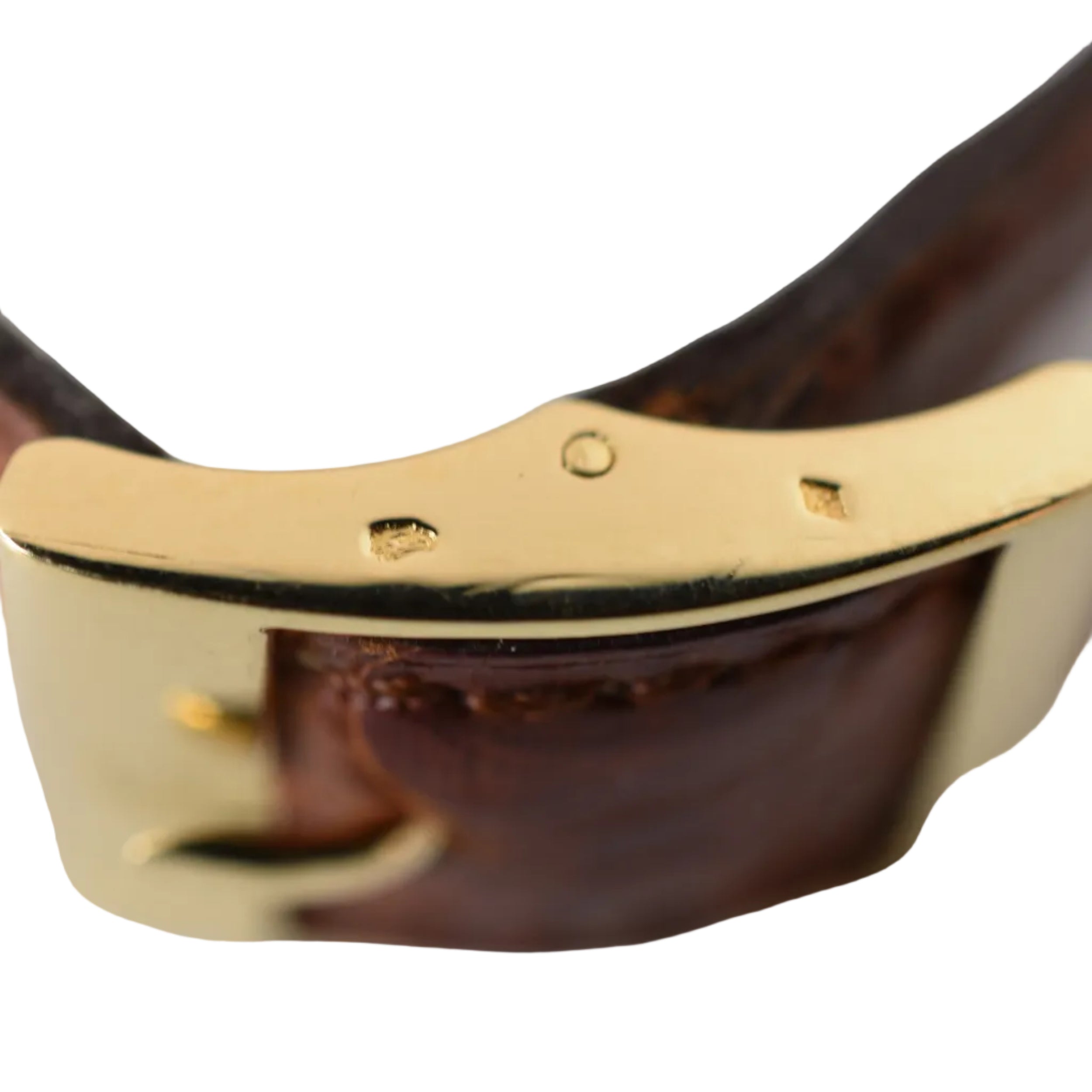 Montre VACHERON CONSTANTIN "Ultra-Thin" en or jaune et cuir