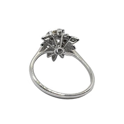Marguerite Ring in White Gold and Diamonds