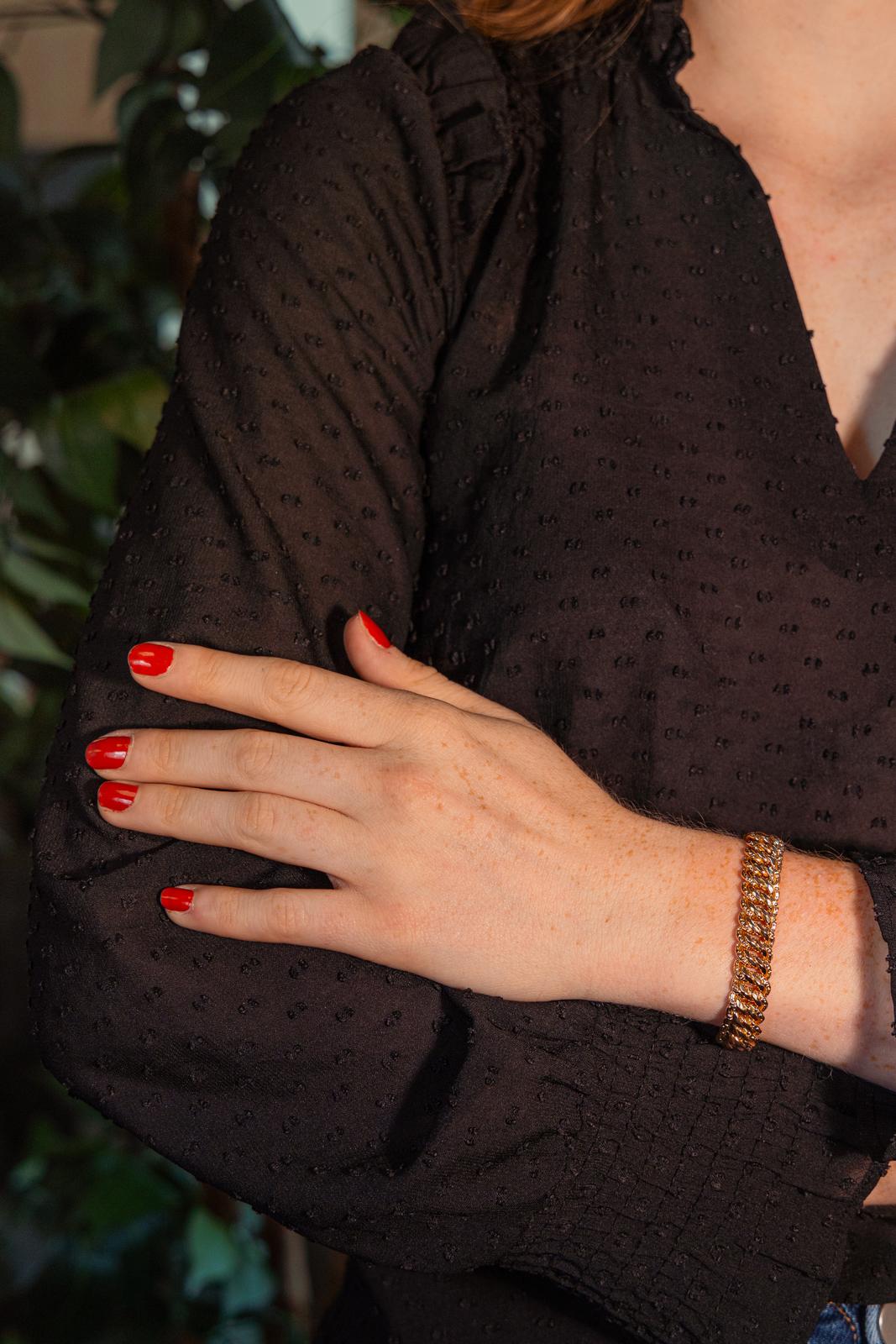 Bracelet Maille Américaine Or rose