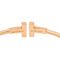 Tiffany & Co Bracelet Tiffany T Or rose Diamant