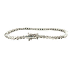 Bracelet Ligne en or blanc et diamants