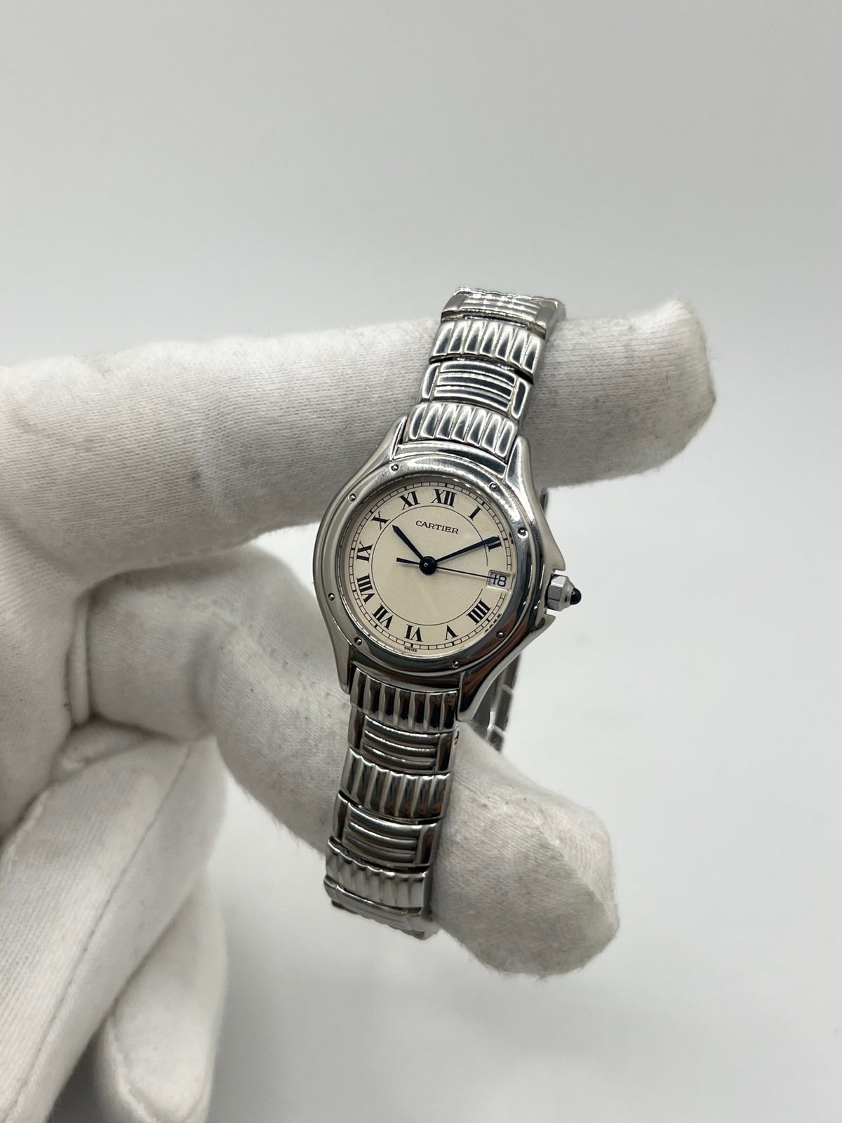 CARTIER "Cougar" Steel Watch