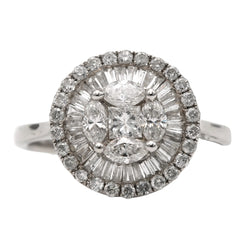 Entourage Ring in white gold and diamonds