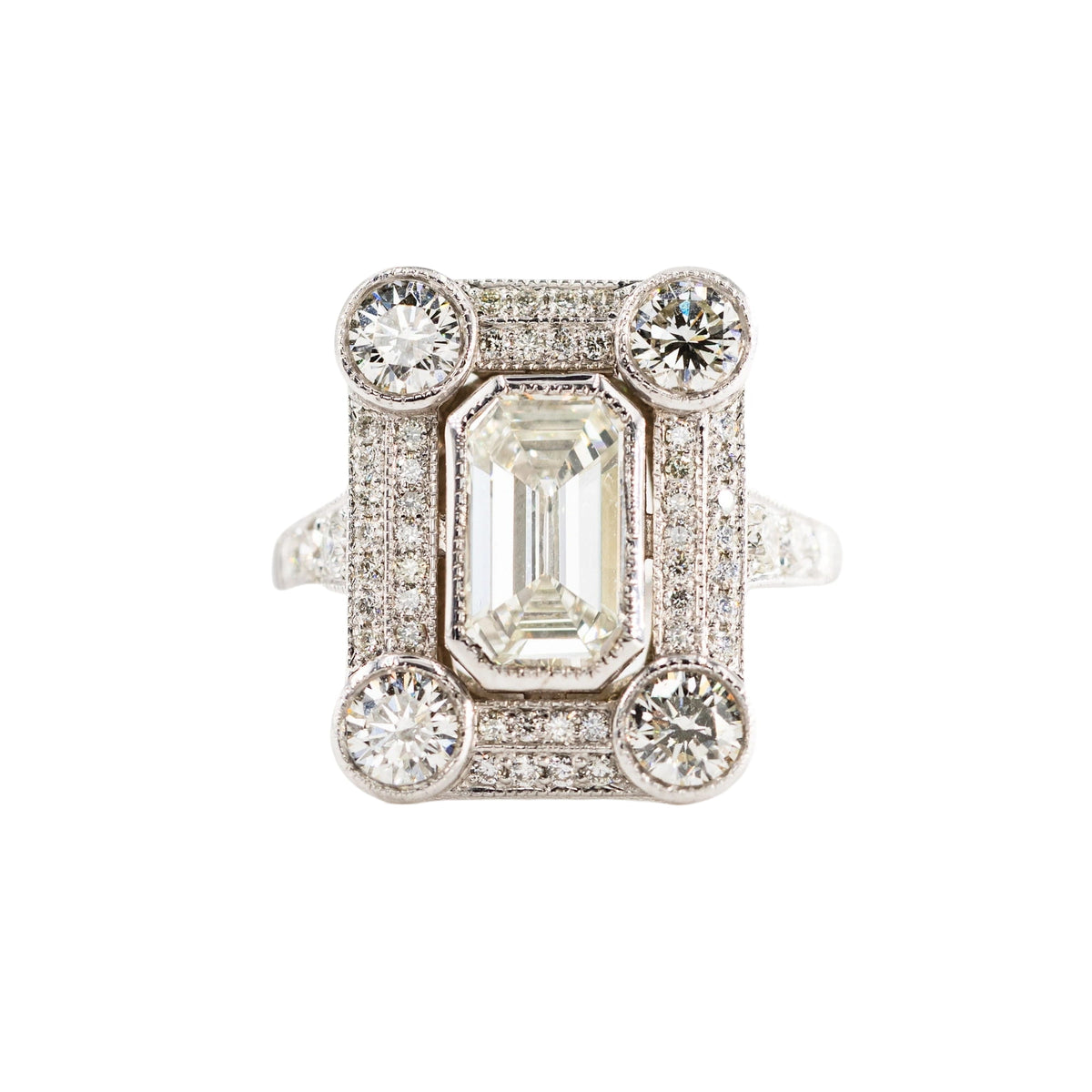 White Gold and Diamond Ring