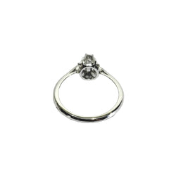 Bague Solitaire en or blanc et diamant